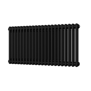 Alpha - Black Column Radiator H500mm x W988mm 2 Column