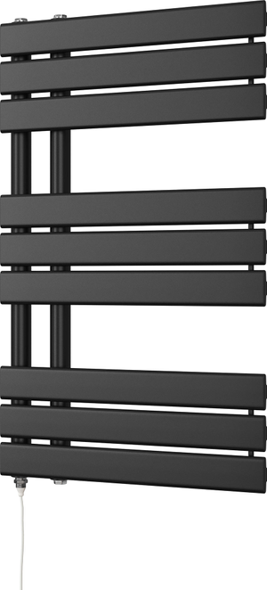 Tristan - Black Electric Towel Rail H816mm x W500mm 400w Standard