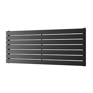 Typhoon Axis - Black Horizontal Radiator H476mm x W1200mm Single Panel