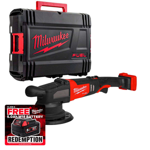 Milwaukee M18 FROP21-0X 18V FUEL Brushless Random Orbital Polisher with 21 mm Stroke (Body Only)