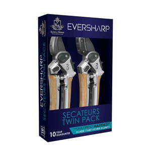 Kent & Stowe Eversharp™ Premium Secateurs Twin Pack Gift Set