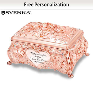 Forever My Granddaughter Personalized Music Box