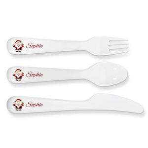 Jolly Santa Kids Cutlery Set