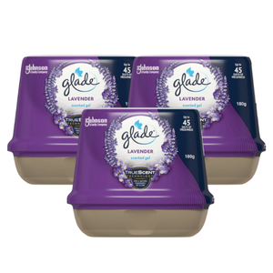 3 x Glade Solid Air Freshener Lavender 180g