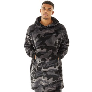 Bench Mens Ossit Snuggle Fleece Black Camo