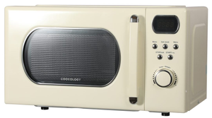 20L Retro 800W Microwave - Cream