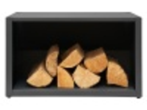 OKO S3/S4 Bio Ethanol Stove Log Store in Charcoal Grey
