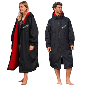 Saltrock Adults Four Seasons Robe Recycled Changing Robe - S / Black
