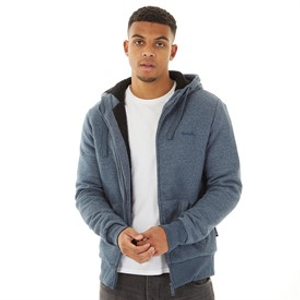 Bench Mens Baraz Hoodie Navy Marl