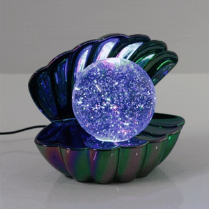 Iridescent Glitter Pearl Shell Lamp - Grand Edition