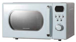 20L Retro 800W Microwave - Baby Blue