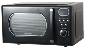 20L Retro 800W Microwave - Black