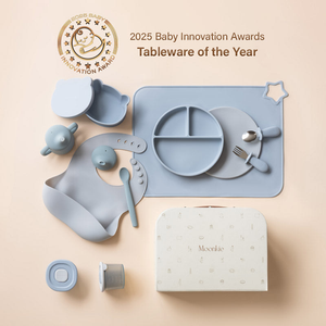 Luxe Box Gift Set / Yes / No First Bites Gift Set (Ether/Sky Blue)