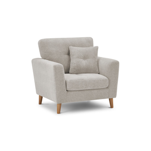Eton Armchair in Cherub Biscuit Fabric