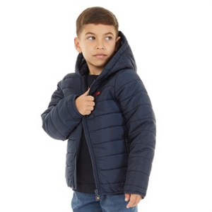 Ellesse Kids Boys Vinchenzo Hooded Padded Jacket Navy