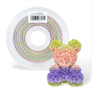 1 x Matte PLA 3D Filament 1.75mm Rainbow Yellow & Purple & Pink - 1KG