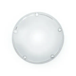 DOSS Domed Stepped 5 Hole Derby Cover in Chrome Finish For 1999-2017 Dyna, 1999-2018 Softail (Excluding 2018 FLSB), 1999-2015 Touring, Trike (Excluding 2015 FLHTCUL, FLHTKL) Models (37-070)