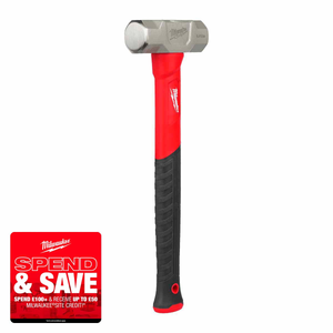 Milwaukee 4932498305 2.5Lbs Fibreglass Sledge Hammer