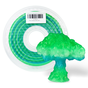 1 x PLA 3D Filament 1.75mm Transparent Rainbow TR-MC3 (Blue+Green Translucent Gradient) - 1KG