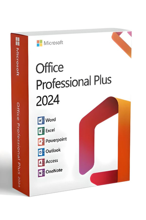 Microsoft Office 2024 Professional Plus + Microsoft Visio 2024 Professional Lizenz für 3 PC