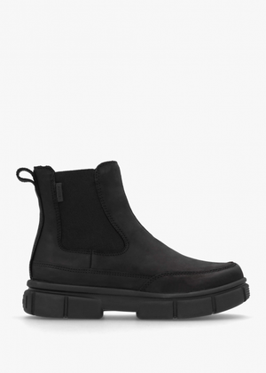 Women’s Explorer STRT™ Black Black Leather Chelsea Boots