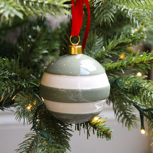 Willow Green Large Bauble