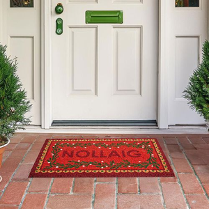 Nollaig Red Doormat 40cm x 70cm
