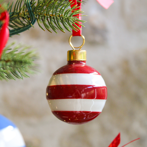 Cornish Red Mini Bauble (Seconds)