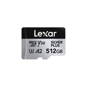 Lexar Professional Silver Plus 512GB microSDXC UHS-I V30 (205MB/s)
