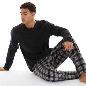 Onfire Mens Microfleece Loungewear Set Multi