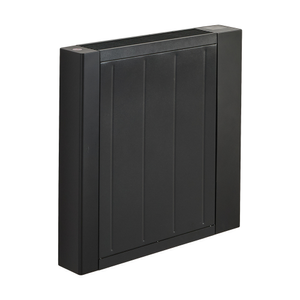 ECOSO Lex - Black Ceramic Core 1000W Plug-In Smart Electric Heater - 486mm x 495mm