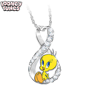 Always Tweety Infinity Pendant Necklace