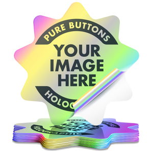 Die Cut Holographic Stickers