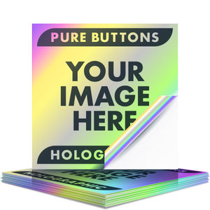 Square Holographic Stickers