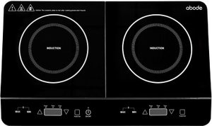 Abode AINDH2003 Double Induction Hob Portable Digital Touch Control 2800w Black