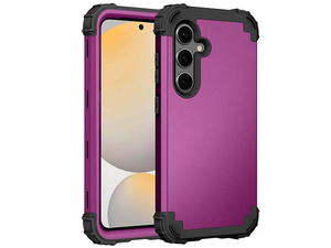 Defender Case for the Samsung Galaxy S24 FE - Purple/Black