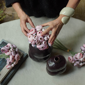 Artificial Ranunculus Bunch, Blush