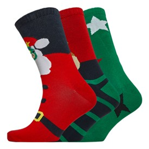 Fluid Boys Three Pack Christmas Novelty Socks Multi