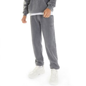 Avant Garde Mens Creatives Pigment Dye Joggers Steel