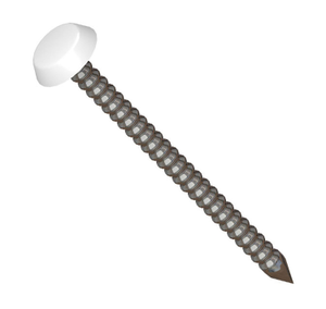 Eurocell Stainless Steel Fixing Pins – White, 30mm (Box of 250)