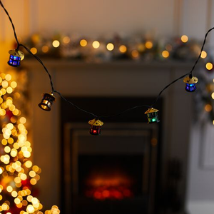 20 Multicolour Lantern String Lights