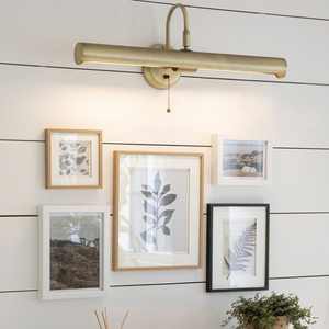 Brass Picture Wall Light - Large SAVE 50%
