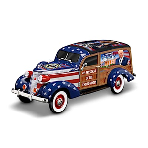 Keep America Great Woody Wagon Sculpture