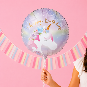 Unicorn Birthday Balloon