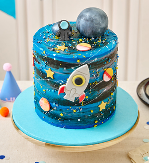 Galaxy Space Tall Cake
