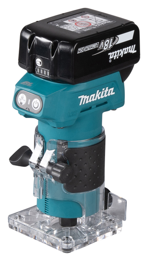 Sladdlös kantfräs Makita DRT52Z; 18 V (utan batteri och laddare)