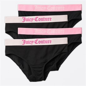 Juicy Couture Girls Five Pack Briefs Black