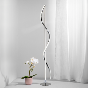 Freya & Sol Glam Twist Floor Lamp 146cm