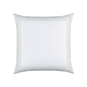 Astrid Square Oxford Pillowcase, White/Silver