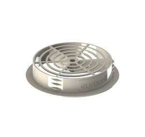 Eurocell Circular Soffit Vent – White, 70mm Disc